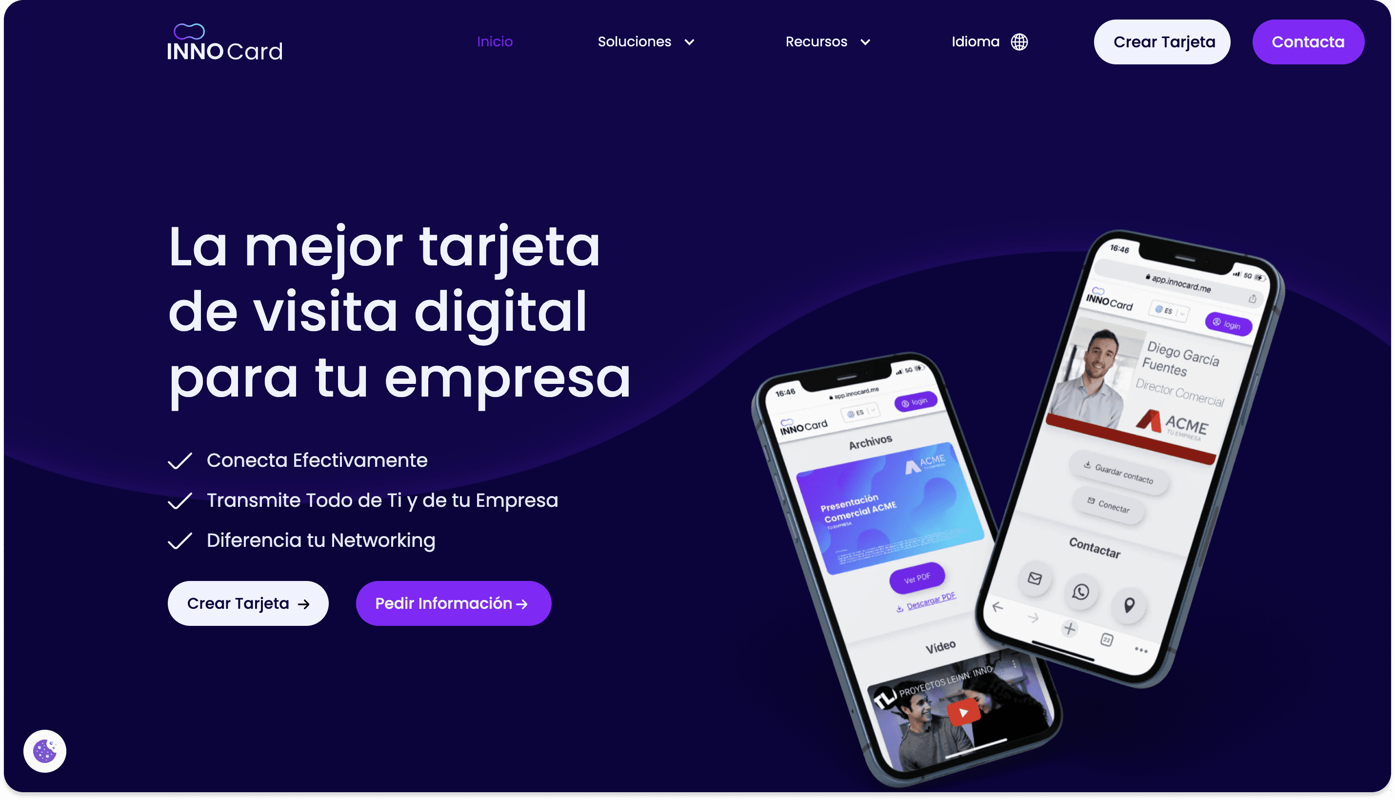 la mejor tarjeta de visita digital